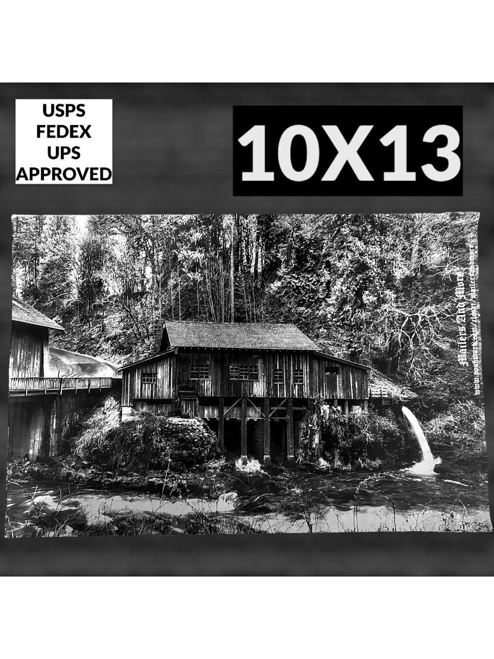 25 10X13 Poly Mailers Vintage Cedar Creek Grist Mill WA PRICE IS FIRM - Picture 9 of 10